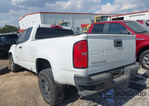 2021 Chevrolet Colorado 2Wd Long Box Wt из США, поврежденный, VIN 1GCHSBEA9M1191394
